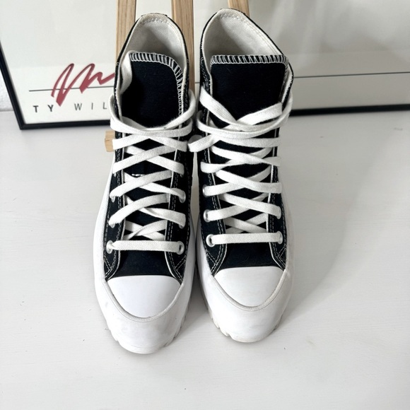Converse Chuck Taylor All Star Lugged 2.0 High Top Black Canvas Size 7 - Picture 13 of 16